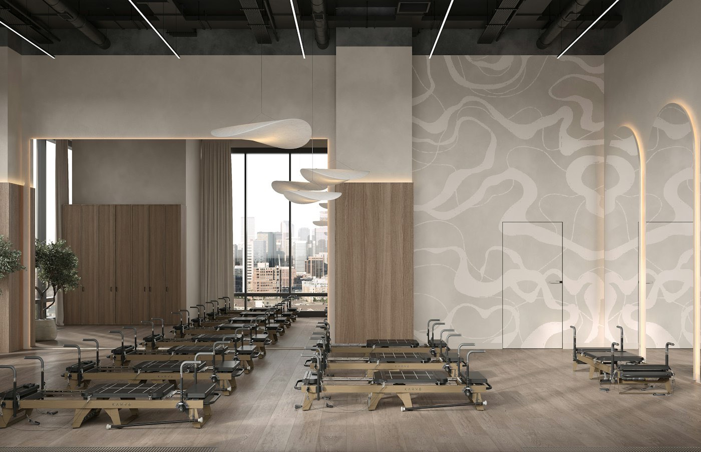 Pilates reformer studio