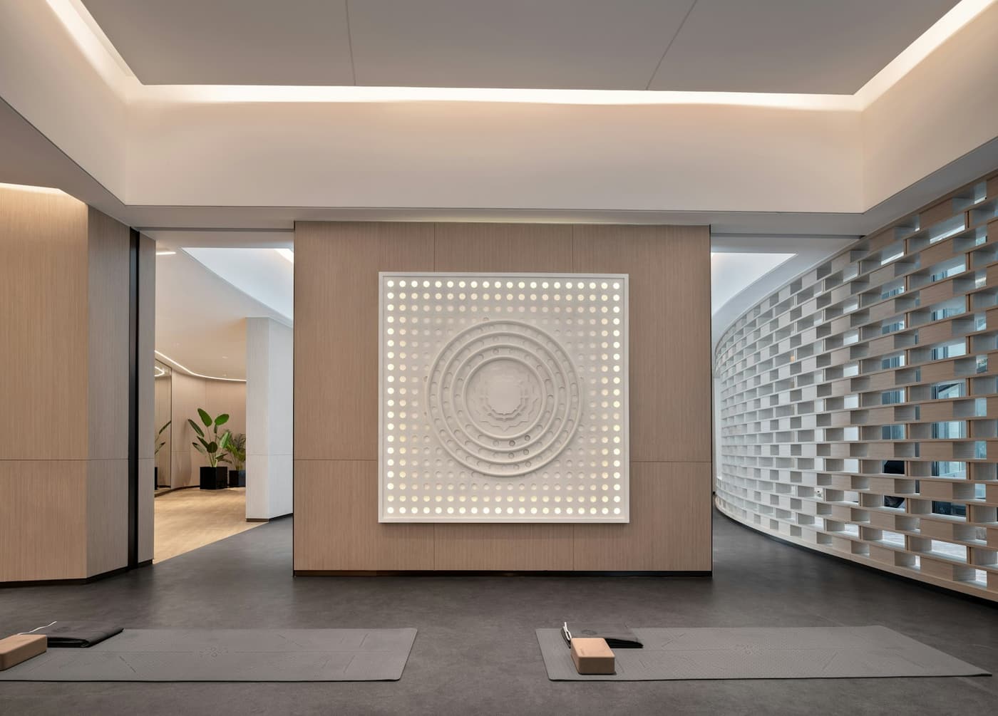 Minimal yoga studio